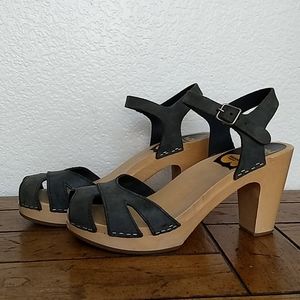 Swedish Hasbeens Suzanne heels - sz 38